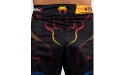 Venum x TEKKEN 8 Fight Shorts - Yoshimitsu - Black/Orange