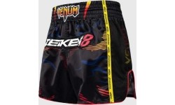 Venum x TEKKEN 8 Muay Thai Shorts - Yoshimitsu - Black/Orange
