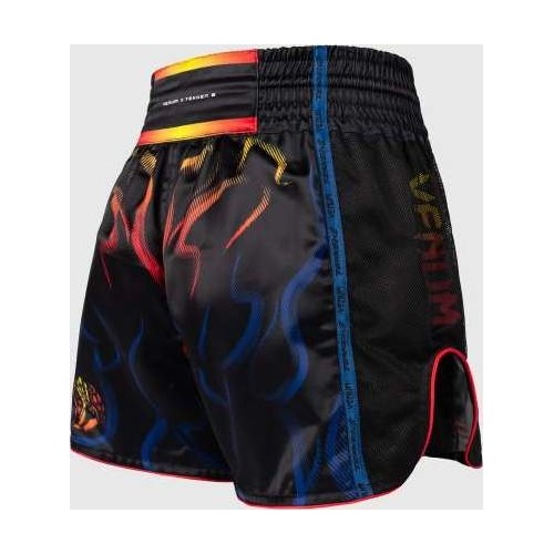 Venum x TEKKEN 8 Muay Thai Shorts - Yoshimitsu - Black/Orange