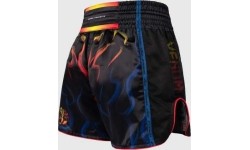 Venum x TEKKEN 8 Muay Thai Shorts - Yoshimitsu - Black/Orange