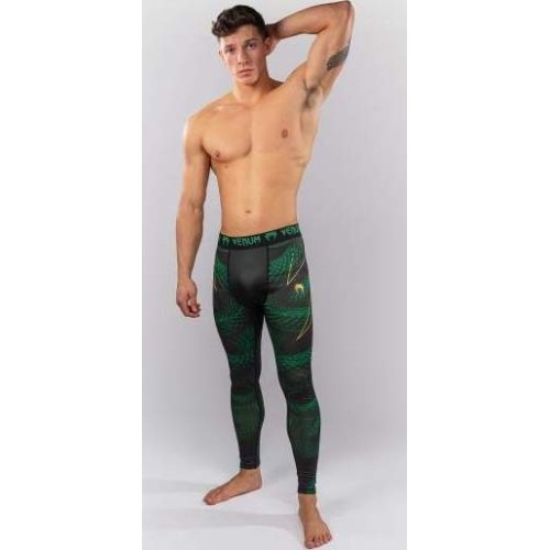 Venum Matupa Spats - Black/Green/Gold
