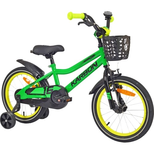 Dviratis Karbon Comet 16 green neon