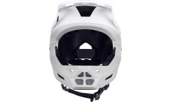 Šalmas FORCE Drop Downhill // dydis: S-M (55-58 cm) (balta/pilka)