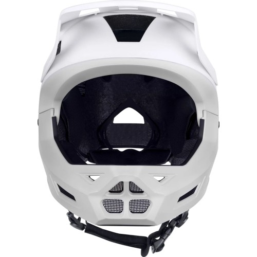 Šalmas FORCE Drop Downhill // dydis: L-XL (58-61 cm) (balta/pilka)
