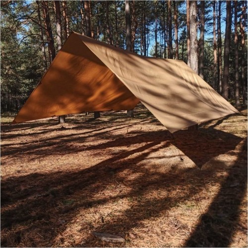 TigerWood tarp 3 m x 4 m coyote