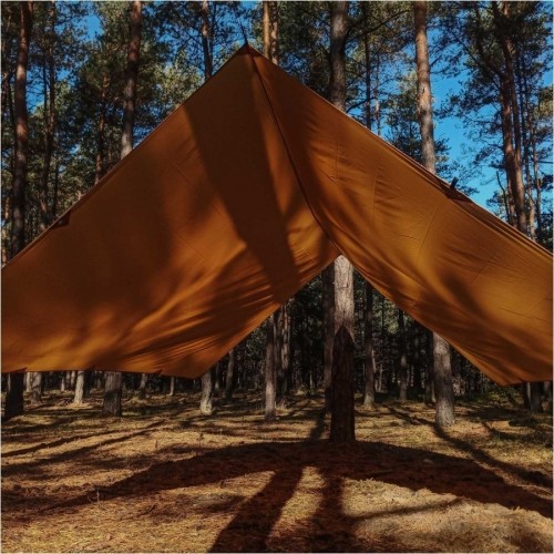 TigerWood tarp 3 m x 4 m coyote