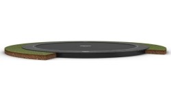 Trampolina BERG Sports Elite FlatGround 430, szara