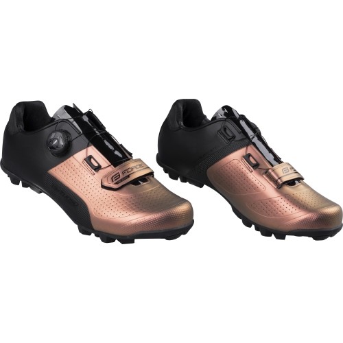 Buty FORCE Virtuoso MTB/Gravel // rozmiar: 45 (czarny/brązowy)
