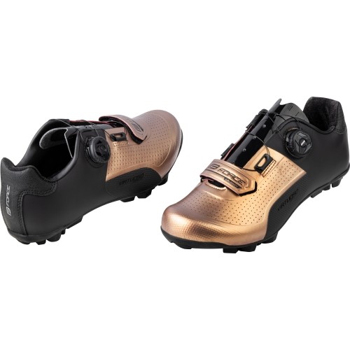 Buty FORCE Virtuoso MTB/Gravel // rozmiar: 45 (czarny/brązowy)