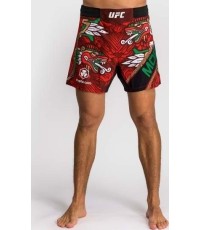 Męskie spodenki UFC Unrivaled by Venum Red Brandon Moreno Fight Short