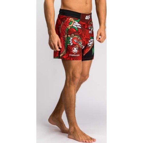 Męskie spodenki UFC Unrivaled by Venum Red Brandon Moreno Fight Short