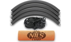 Huśtawka bocianie gniazdo Nils Camp NB5034, pomarańczowa