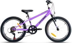 Rower dziecięcy CROSS Harmony 20", 6-biegowy, rozmiar 10" (25 cm), fioletowy