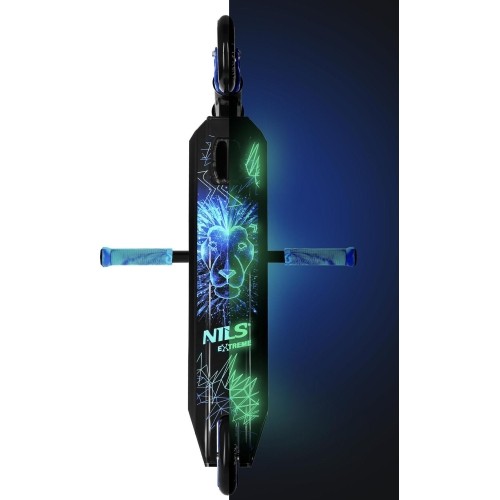 HS155 FLUORESCENT LION BLUE SCOOTER NILS EXTREME