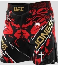 Men's UFC Unrivaled by Venum Red Jon Jones Short Fit Fight Short