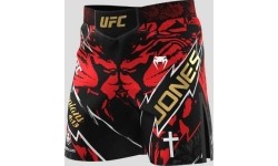 Men's UFC Unrivaled by Venum Red Jon Jones Short Fit Fight Short