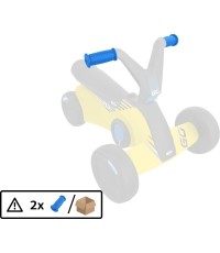 BERG GO² SparX Yellow - uchwyt ręczny (2x)