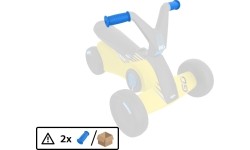 BERG GO² SparX Yellow - uchwyt ręczny (2x)