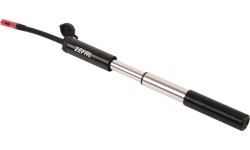 Pompka ręczna Zéfal Gravel Mini Pump, 80 PSI / 5,5 bar, z wężykiem AV/FV, aluminiowa