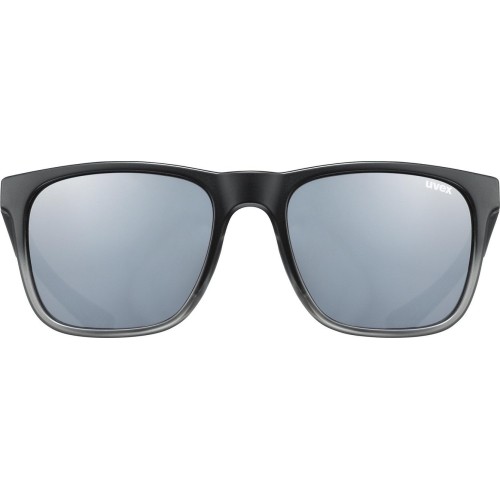 Okulary Uvex lgl 42 black transparent / mirror silver