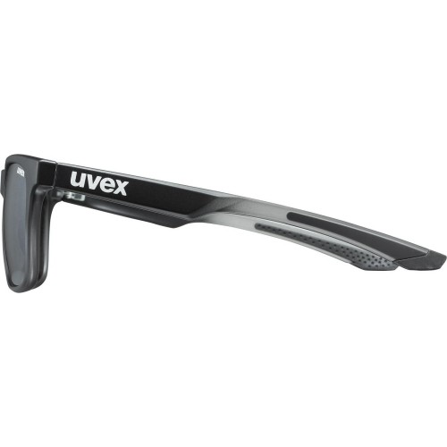 Okulary Uvex lgl 42 black transparent / mirror silver