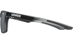 Okulary Uvex lgl 42 black transparent / mirror silver
