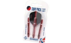 Dart Shaft & Flight Set Harrows Twin Pack Medium - White
