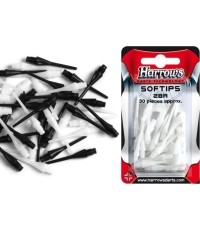 Dart Tips Harrows Dimple Soft 2BA – 30 Pcs. - White