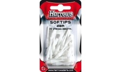 Dart Tips Harrows Dimple Soft 2BA – 30 Pcs. - White