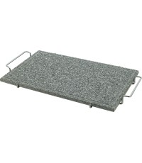 Grilovací deska žulová GRANIT XL s drážkou a držákem 50x30x1,65cm