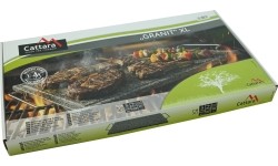 Grilovací deska žulová GRANIT XL s drážkou a držákem 50x30x1,65cm