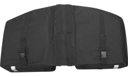 Torba na bagażnik rowerowy FORCE Double 2x10l (czarna)