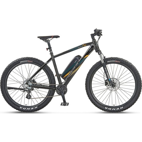 Elektrinis Prophete Graveler EM.100 E-MTB 27.5" // 8G, dydis 19" (48 cm) (juoda)