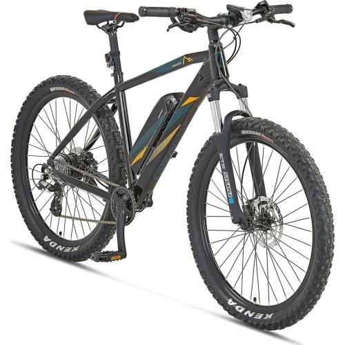 Elektrinis Prophete Graveler EM.100 E-MTB 27.5" // 8G, dydis 19" (48 cm) (juoda)
