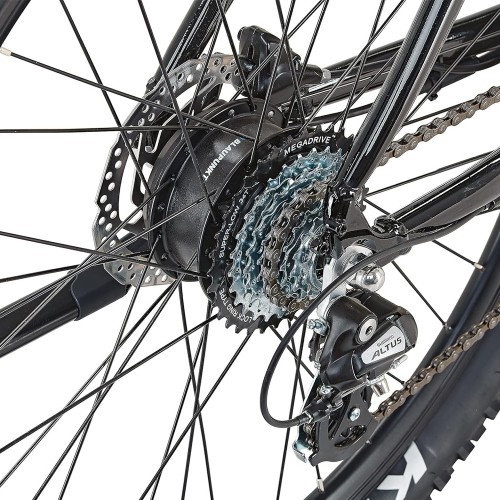 Elektrinis Prophete Graveler EM.100 E-MTB 27.5" // 8G, dydis 19" (48 cm) (juoda)