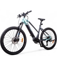 Górski rower elektryczny dla kobiet ISL Asuki 630 Wh 27,5" - 2025 - Aqua Blue