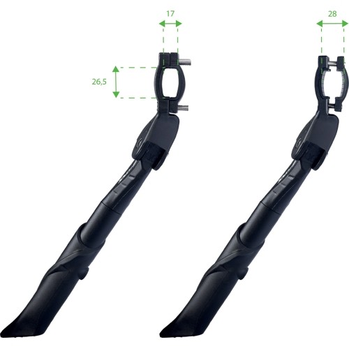 Atraminė kojelė FORCE Eco 27.5-29" // aliuminio lydinio (juoda)