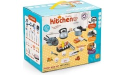 EcoToys zestaw garnków i akcesoriów kuchennych dla dzieci