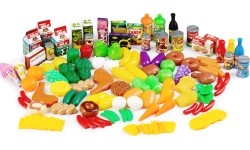 Zestaw produktów żywnościowych do zabawy dla dzieci Ecotoys (120 szt.)