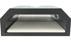Piec do pizzy TORRE z termometrem 40x34,5x16 cm