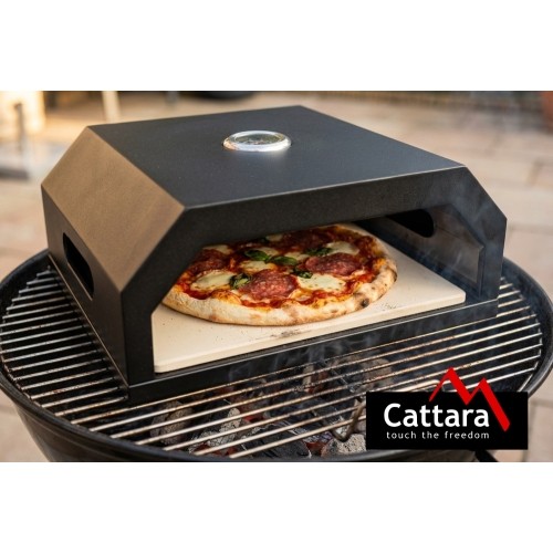 Piec do pizzy TORRE z termometrem 40x34,5x16 cm