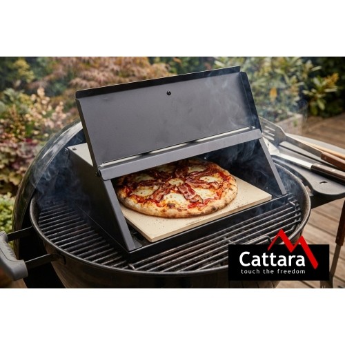 Pizza pec SALERNO s dvířky a teploměrem 40x35,5x21cm