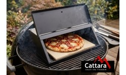 Pizza pec SALERNO s dvířky a teploměrem 40x35,5x21cm