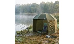 NC4702 PARASOL WĘDKARSKI Z BOCZNĄ OSŁONĄ NILS CAMP