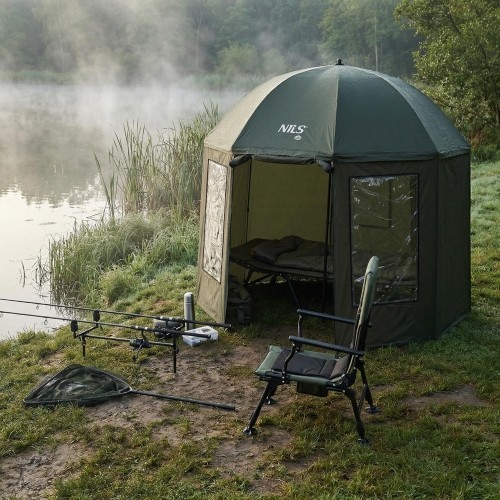 NC4701 FISHING UMBRELLA WITH FULL COVER NILS CAMP