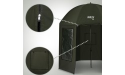 NC4701 FISHING UMBRELLA WITH FULL COVER NILS CAMP