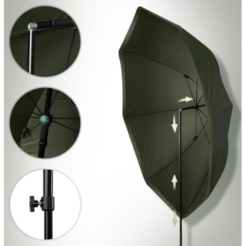 NC4701 FISHING UMBRELLA WITH FULL COVER NILS CAMP