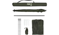 NC4701 FISHING UMBRELLA WITH FULL COVER NILS CAMP