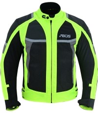 Męska kurtka motocyklowa BOS Libera - Neonowy