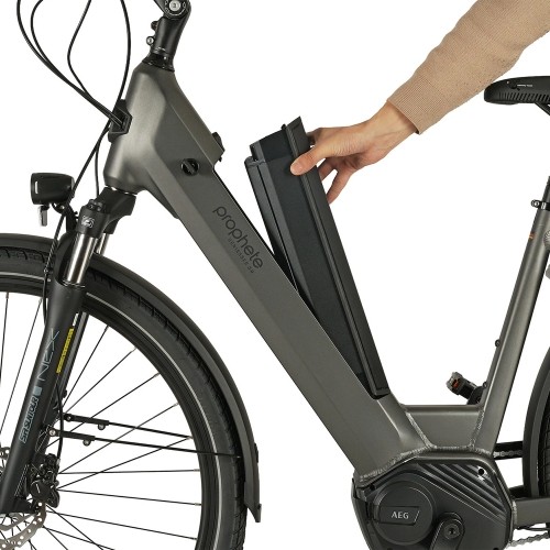 Rower elektryczny Prophete Geniesser 3.0 City 28" // N7, rozmiar 19" (48 cm) (szary)